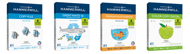 reamns of Hammermill paper products